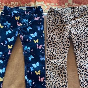 Lot of patterned girls H&M stretchy cords